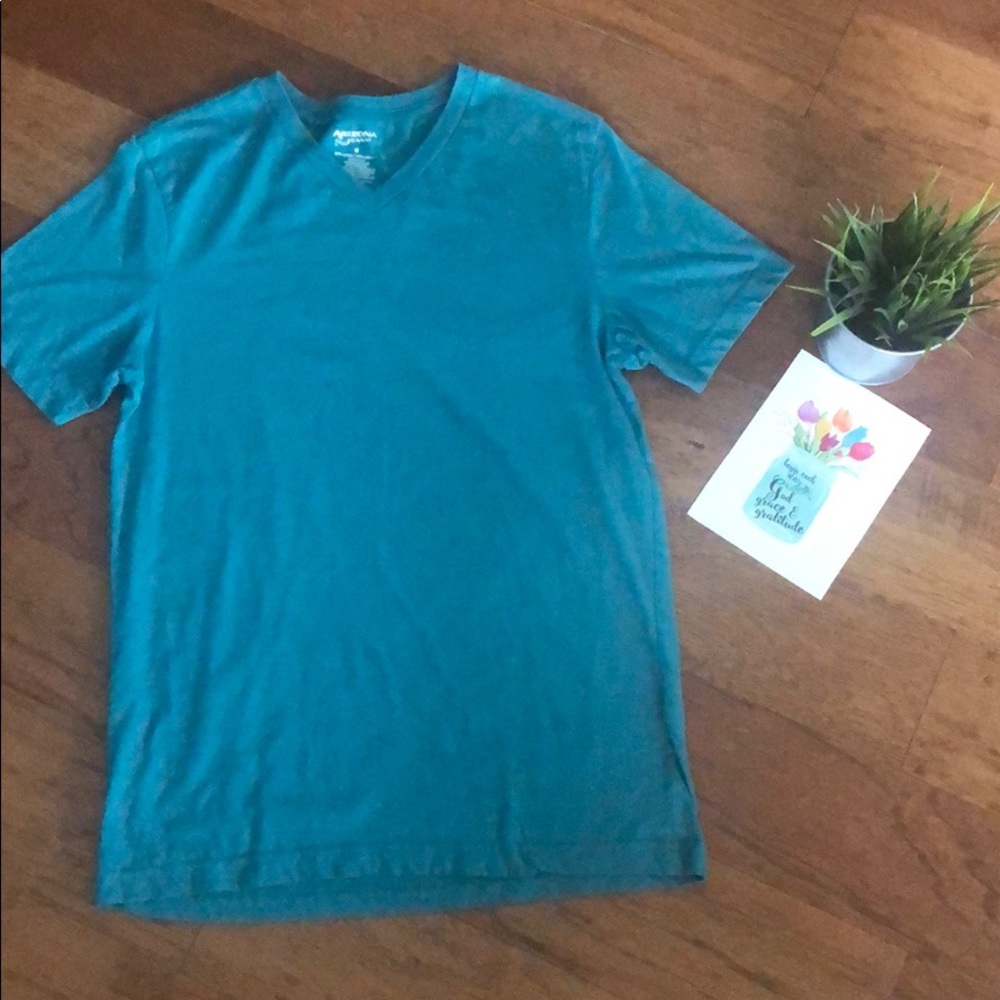 Teal V-Neck